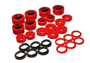 Ford F-250 SD Body Mount Set - Energy Suspension - Hyper-Flex™ Polyurethane - Red - `99-`07 Ford F-250 SD Body Mount Set - Energy Suspension - Hyper-Flex™ Polyurethane - Red - `99-`07